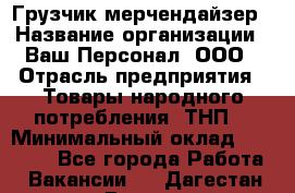 Грузчик-мерчендайзер › Название организации ­ Ваш Персонал, ООО › Отрасль предприятия ­ Товары народного потребления (ТНП) › Минимальный оклад ­ 18 000 - Все города Работа » Вакансии   . Дагестан респ.,Дагестанские Огни г.